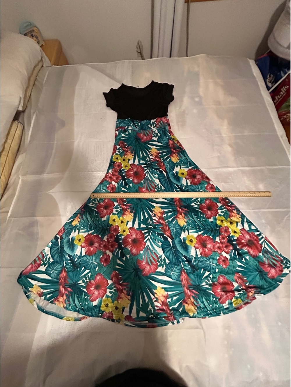 Tropical floral maxi dress CLOTHING00132
